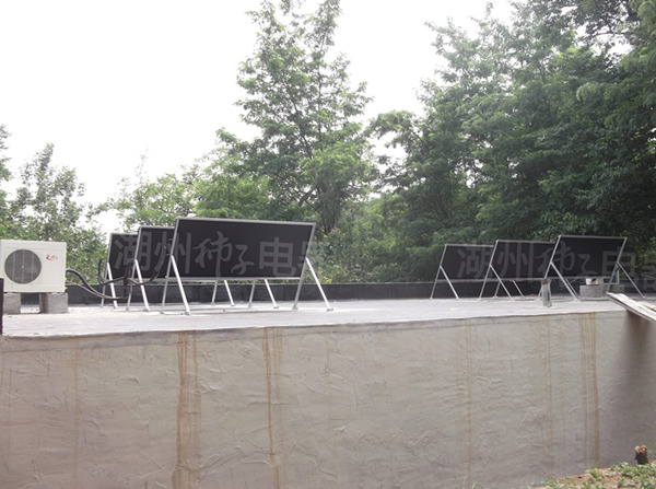 北京平谷太阳能异聚态无水取暖系统